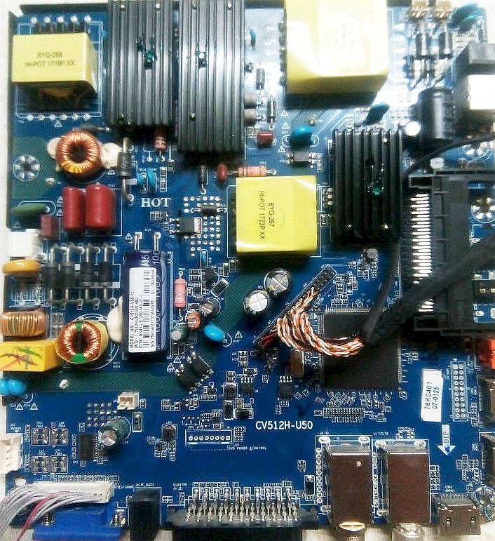 Какая прошивка ЖК телевизора BBK LEM1056/FTS2C для MainBoard СV512H-U50