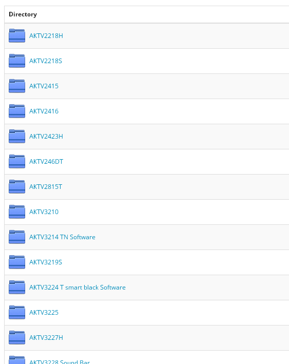 Какая прошивка на телевизор AKAI прошивки
