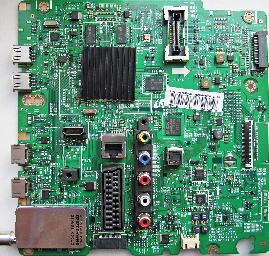 Какая прошивка телевизора SAMSUNG UE32F4510AK для MainBoard BN41-01958B