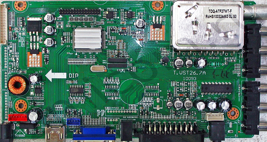 Какая прошивка на телевизор AKAI LTA-19S01P для MainBoard T.VST26.7A