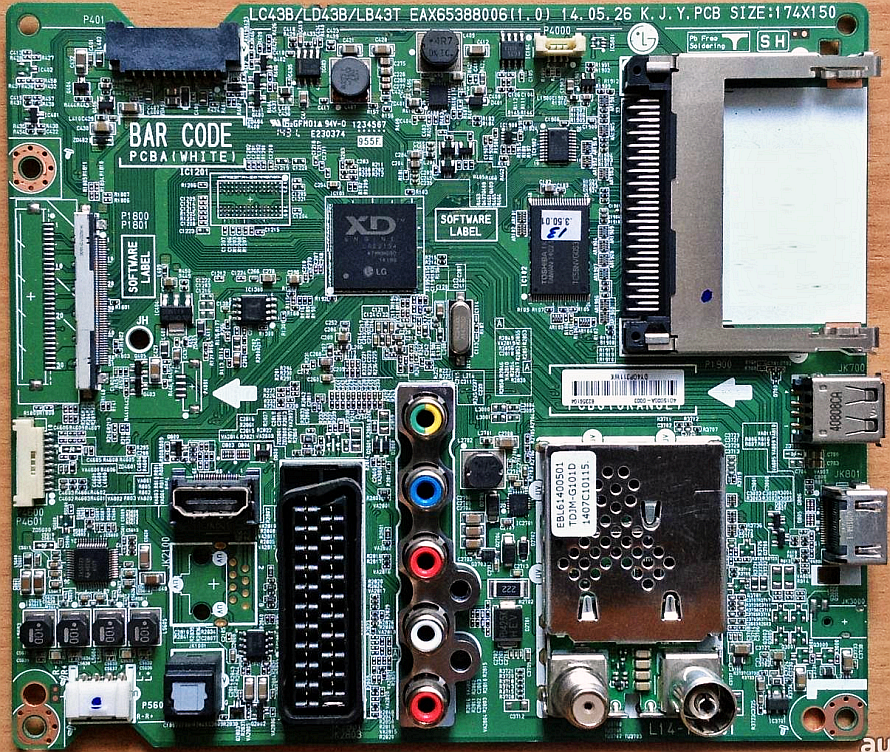 Какая прошивка на телевизор LG 32LB552U для MainBoard EAX65388006 (1.0)