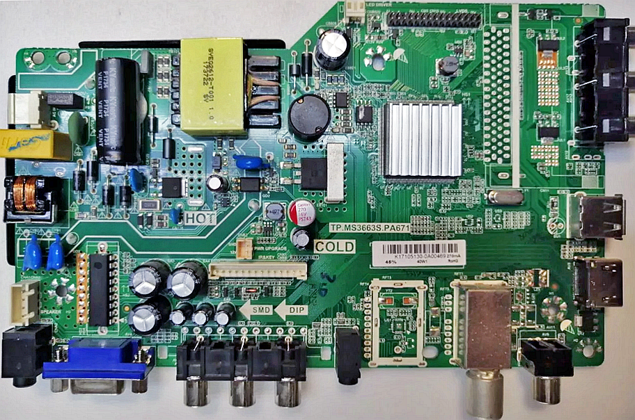 Какая прошивка телевизора Polar P22L32T2C для MainBoard TP.MS3663S.PA671