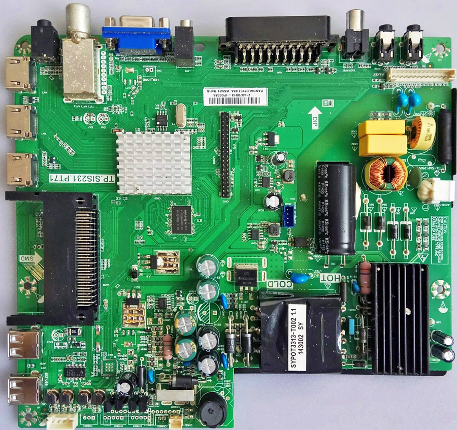 Какая прошивка телевизора HAIER LE32B7000T для MainBoard TP.SIS231.PT71