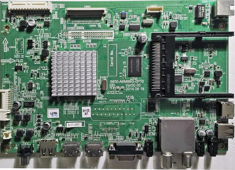 Какая прошивка на телевизор ERISSON 50LES68 для MainBoard 5800-A6M88G-0P10