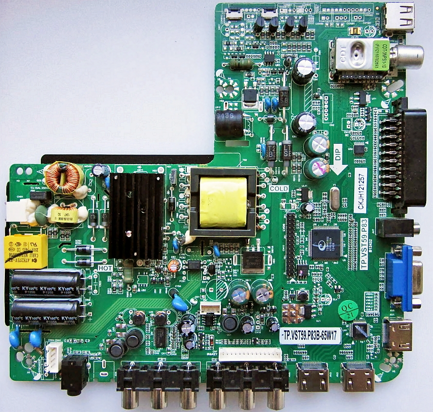Какая прошивка на телевизор SUPRA STV-LC3225AWL для MainBoard TP.VST59.P83