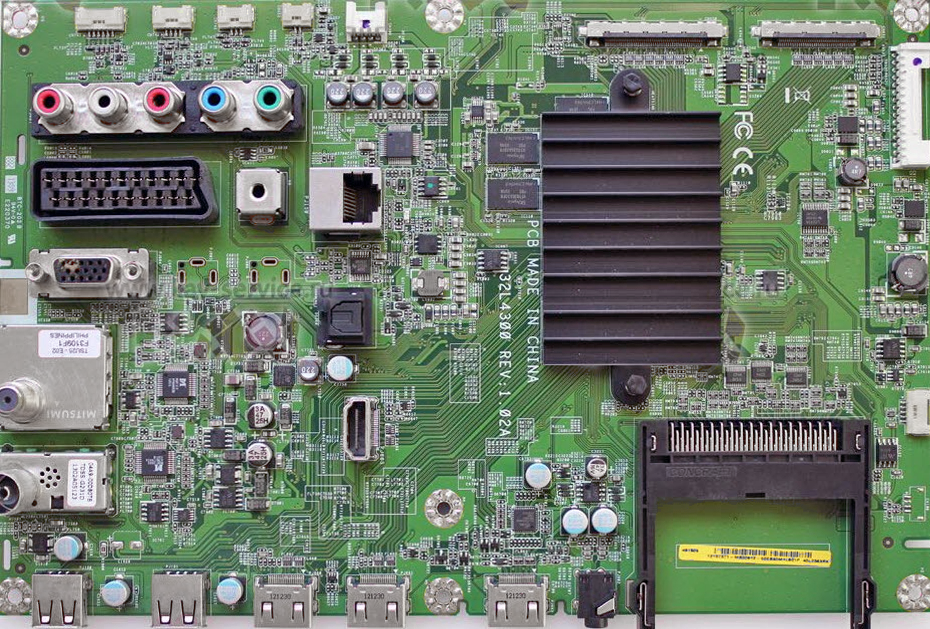 Какая схема LCD телевизора TOSHIBA 40L7363RK