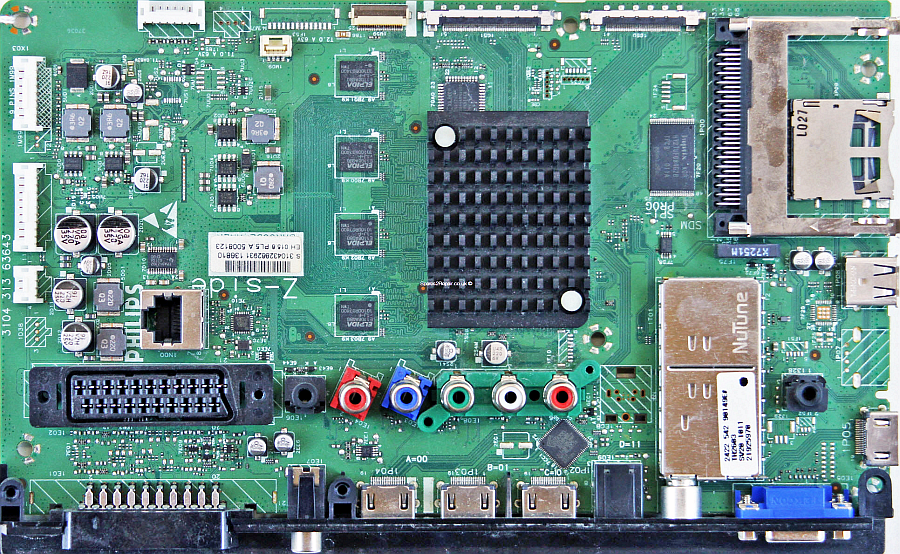 Схема LCD телевизора PHILIPS 52PFL8605D/77