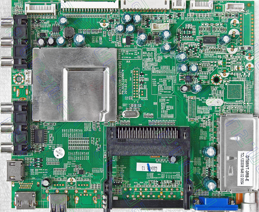 Какая схема ЖК телевизора BBK LEM3285FDTG (MSDV3209-ZC01-01)