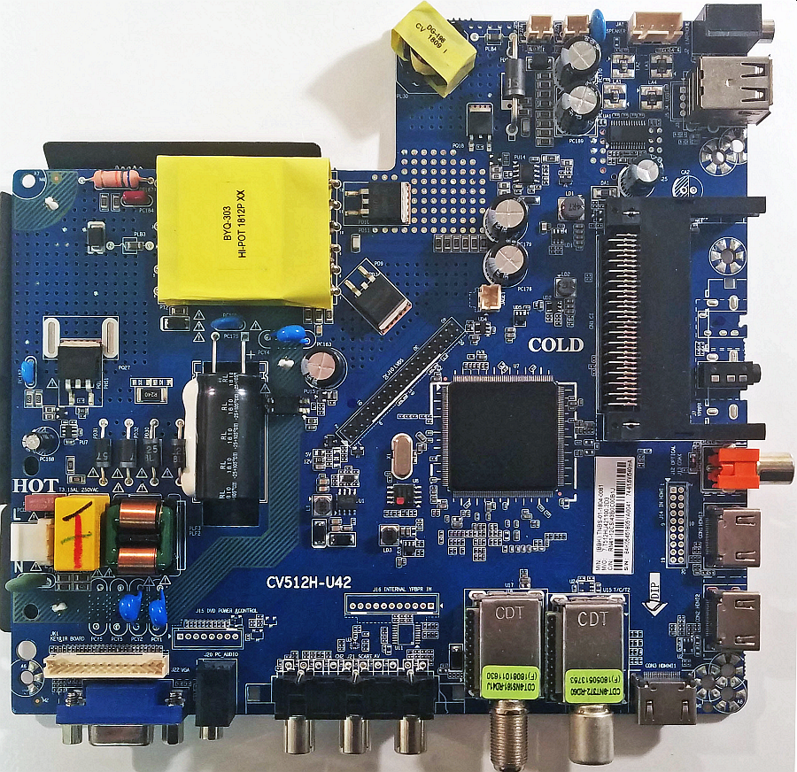 Какая прошивка телевизора AKAI LEA-39Z72T для MainBoard CV512H-U42