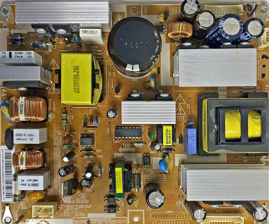 Какая схема телевизора SAMSUNG LE32A456C2C (Блок питания BN44-00214A)