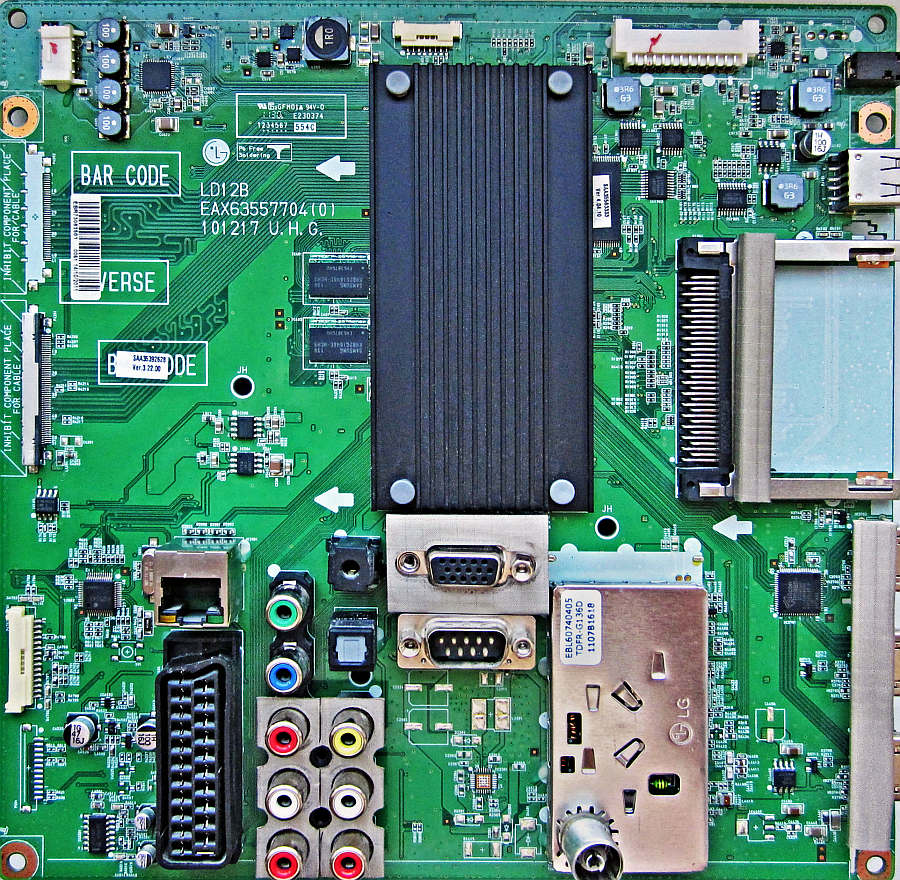 Какая схема телевизора LG 47LV370S-ZB (Service Manual Chassis LD12B, EAX63557704)