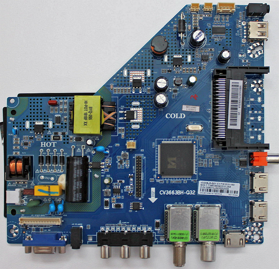 Какая прошивка телевизора BBK 32LEM-1071/TS2C для MainBoard CV3663BH-Q32