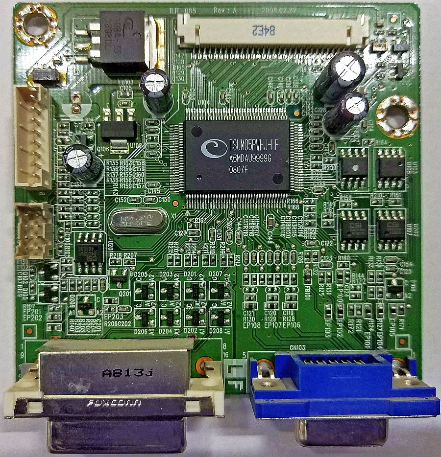 Какая прошивка монитора ACER P193W