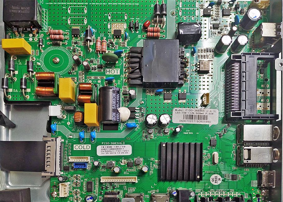 Какая прошивка телевизора DEXP U50E7000E для mainboard P150-3683V6.0