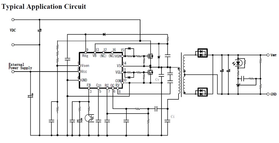 DataSheet DDA014 - Controller IC for Current Resonant Type Switching Power Supply
