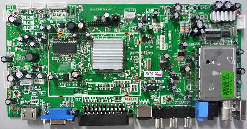 Какой сервис мануал и схема телевизора SHIVAKI OTV19 20-ASCH903-14DX